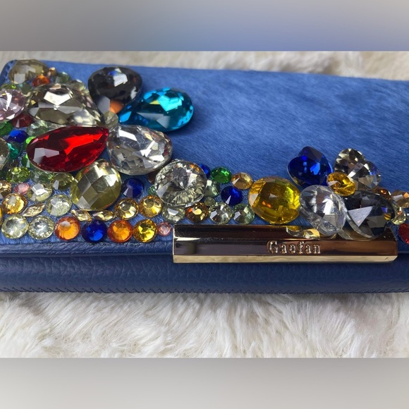 Gaofan blue clutch wallet - Picture 5 of 9